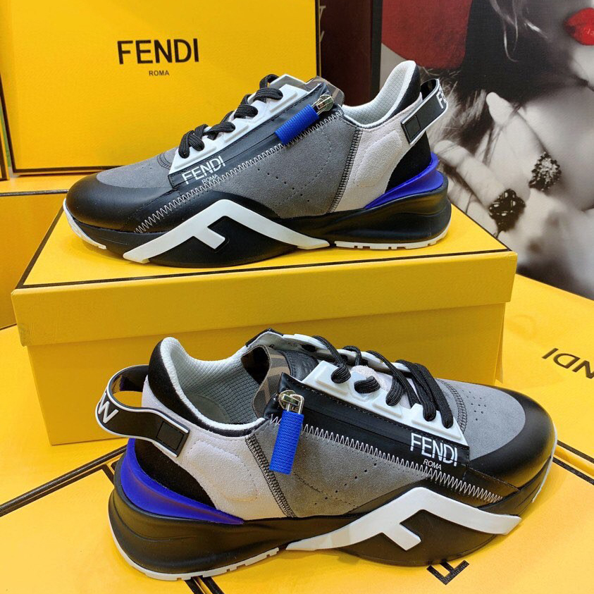 Fendi Flow Beige Suede Low-Tops Sneakers - PerfectKickZ