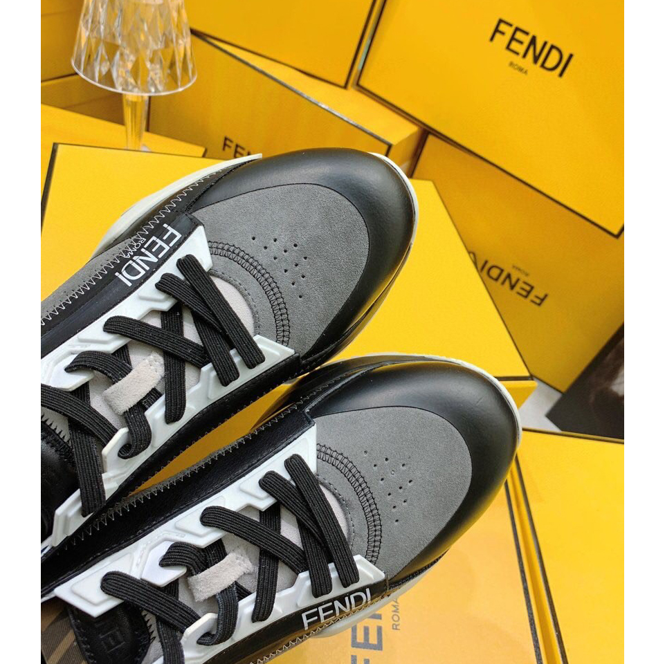 Fendi Flow Beige Suede Low-Tops Sneakers - PerfectKickZ