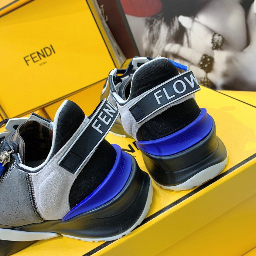 Fendi Flow Beige Suede Low-Tops Sneakers - PerfectKickZ