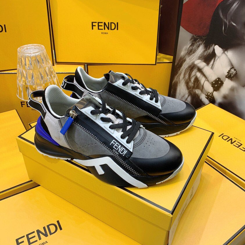 Fendi Flow Beige Suede Low-Tops Sneakers - PerfectKickZ