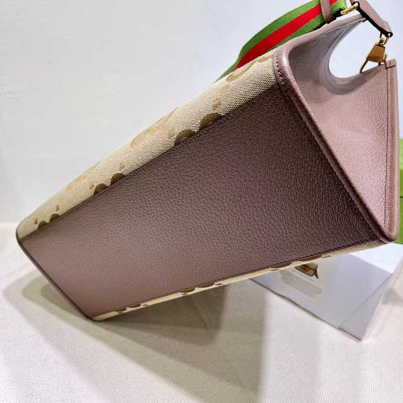 Gucci Tote Bag With Jumbo GG(37-32.5-15cm) - PerfectKickZ