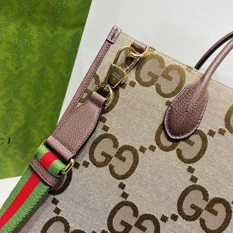 Gucci Tote Bag With Jumbo GG(37-32.5-15cm) - PerfectKickZ