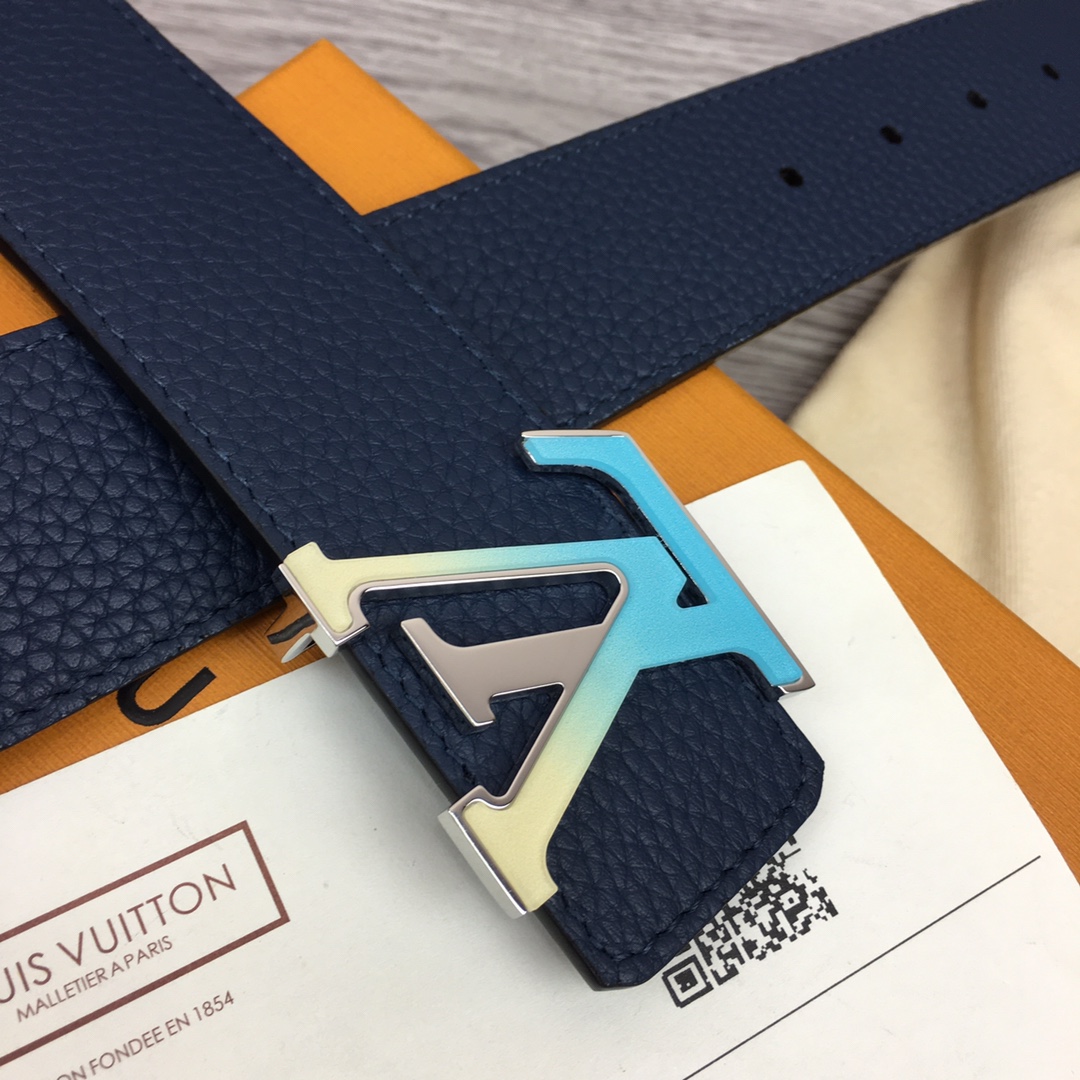 Louis Vuitton Shape 40MM Reversible Belt - PerfectKickZ