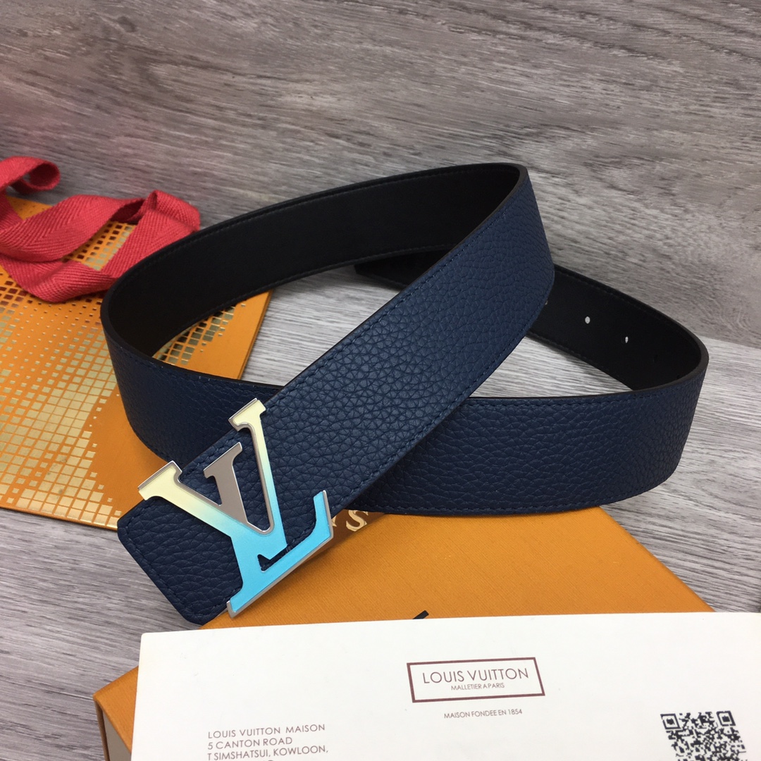 Louis Vuitton Shape 40MM Reversible Belt - PerfectKickZ