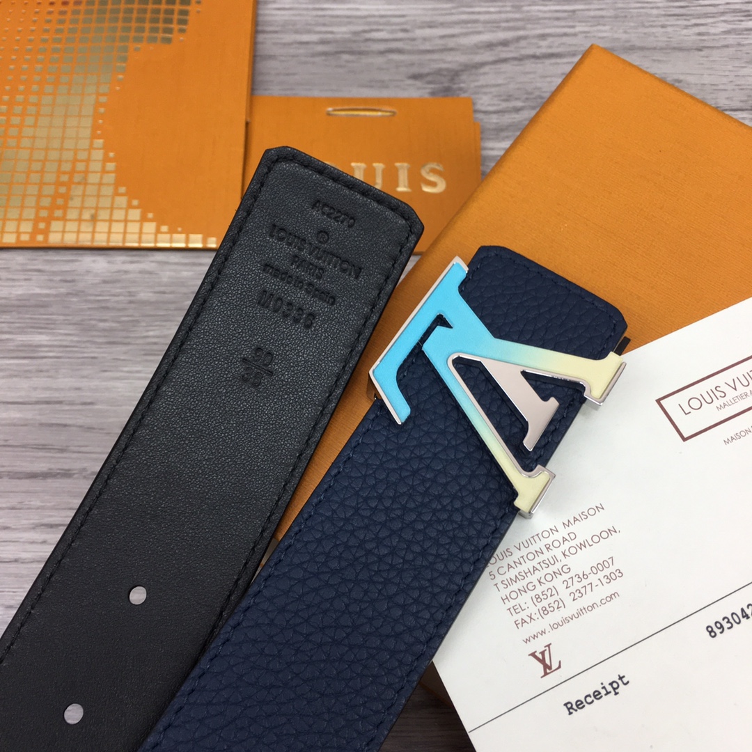 Louis Vuitton Shape 40MM Reversible Belt - PerfectKickZ