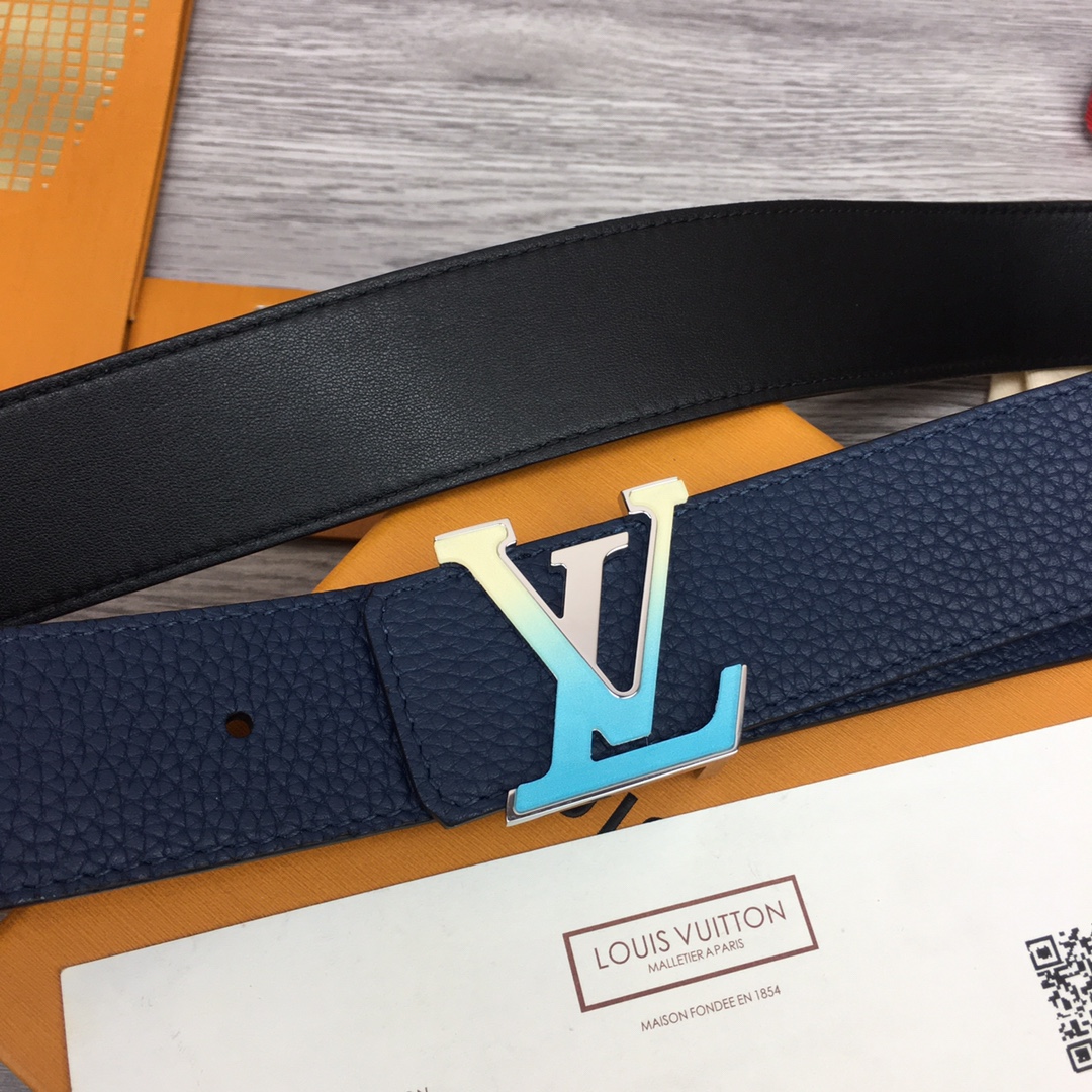Louis Vuitton Shape 40MM Reversible Belt - PerfectKickZ