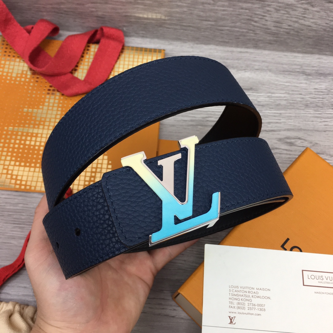 Louis Vuitton Shape 40MM Reversible Belt - PerfectKickZ