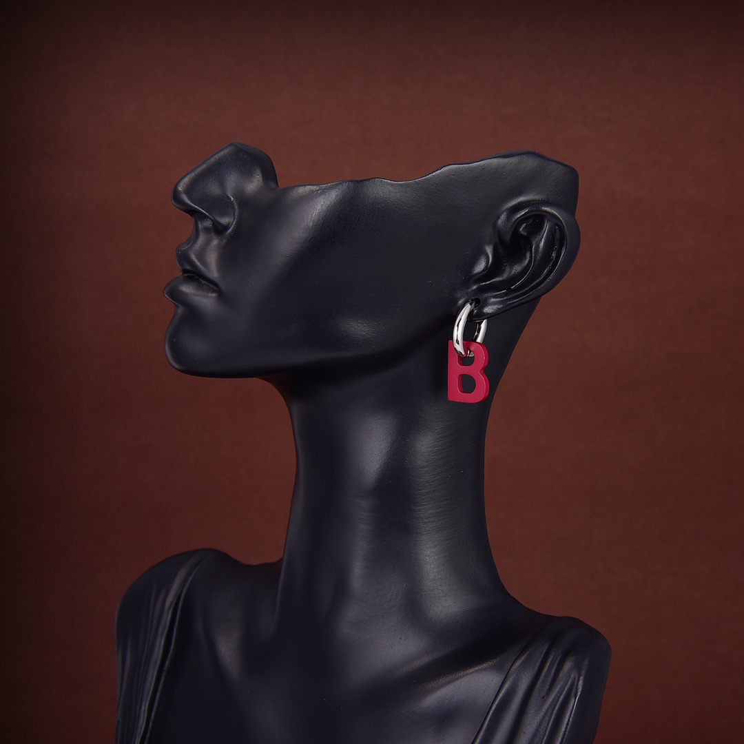 Balenciaga B Chain XS Earrings - PerfectKickZ