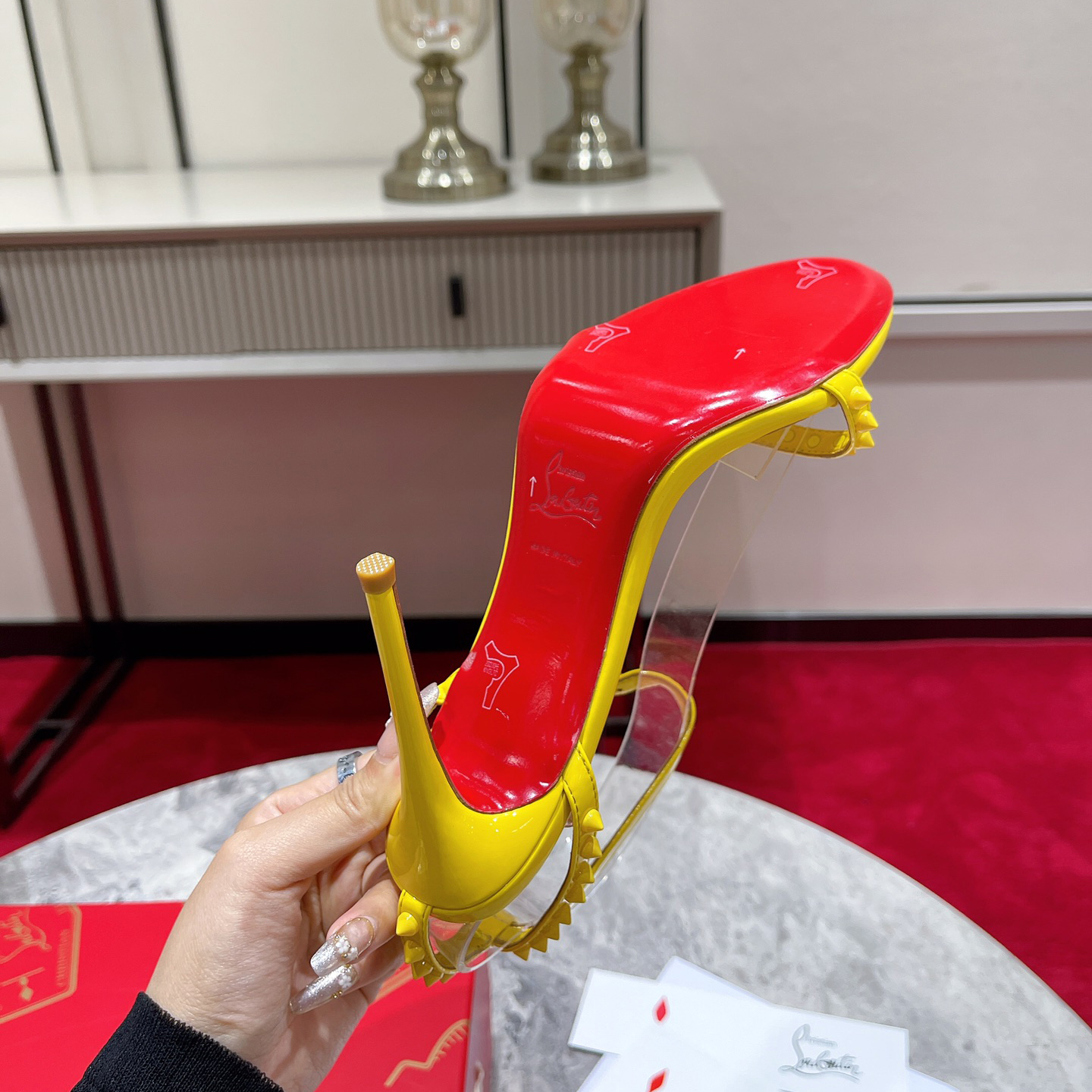 Christian Louboutin So Me Sandal 100MM - PerfectKickZ