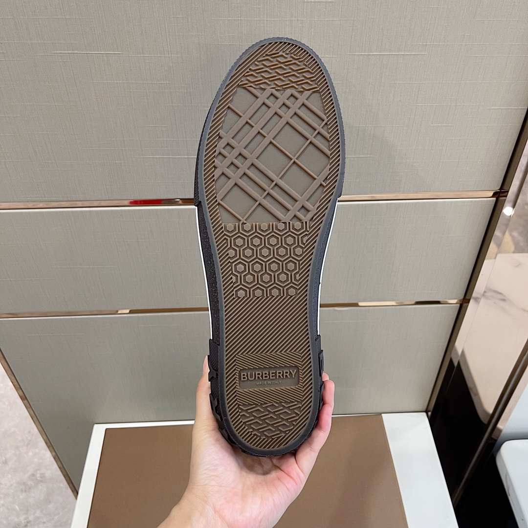 Burberry Vintage Check Cotton Sneakers - PerfectKickZ