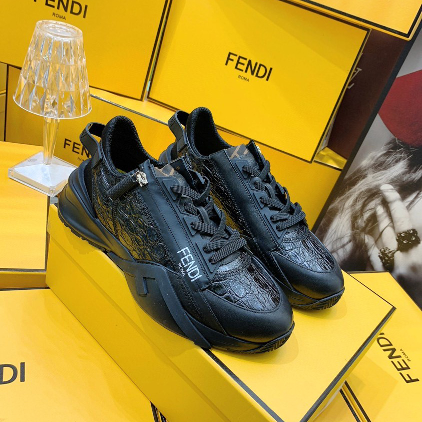 Fendi Flow Beige Suede Low-Tops Sneakers - PerfectKickZ