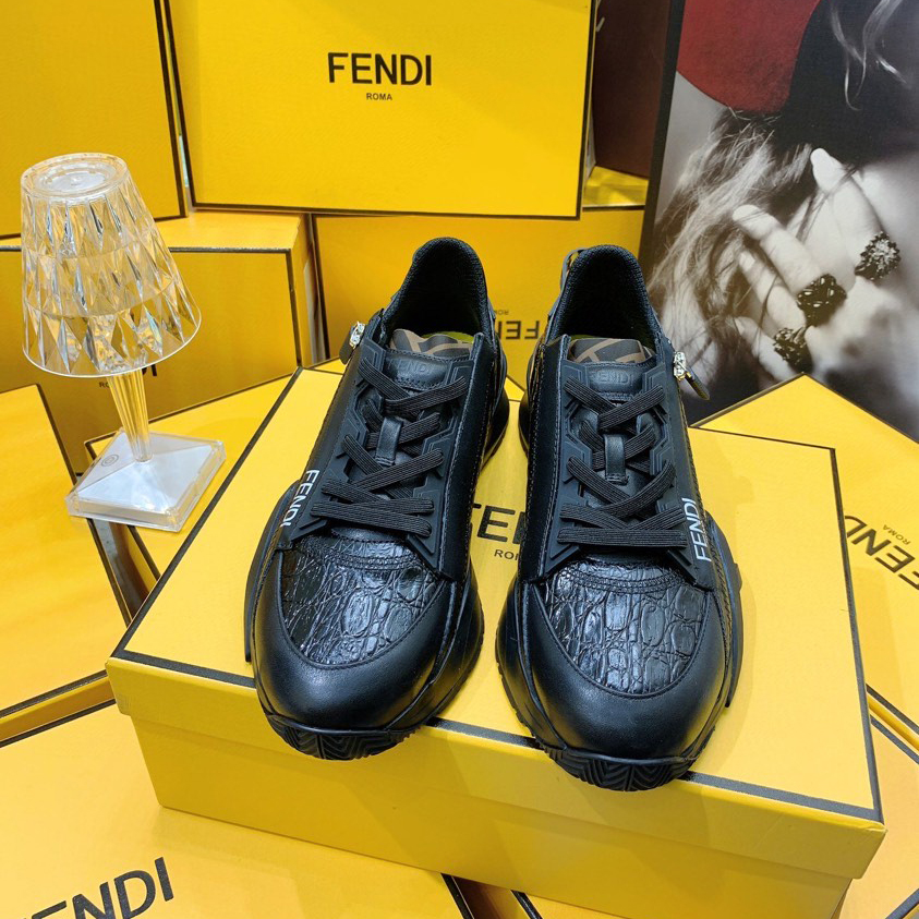 Fendi Flow Beige Suede Low-Tops Sneakers - PerfectKickZ