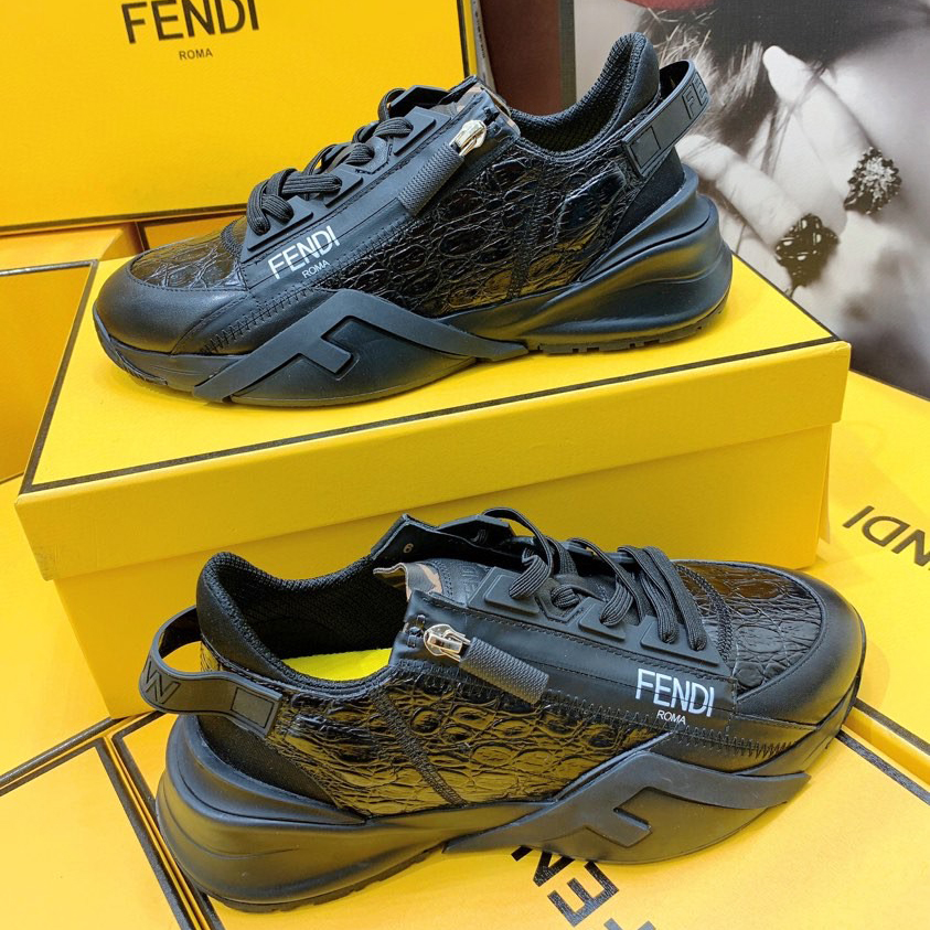 Fendi Flow Beige Suede Low-Tops Sneakers - PerfectKickZ