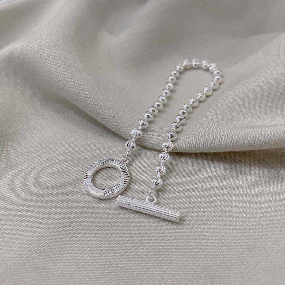 Gucci Silver Boule Chain Bracelet - PerfectKickZ