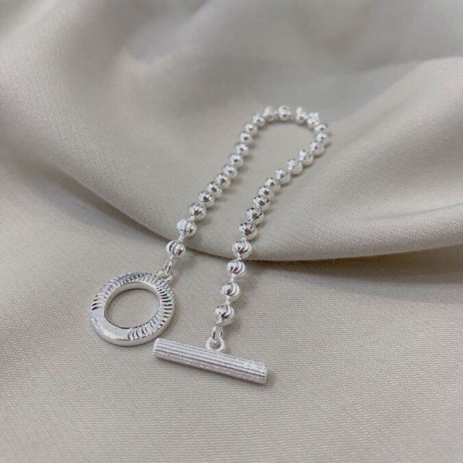 Gucci Silver Boule Chain Bracelet - PerfectKickZ
