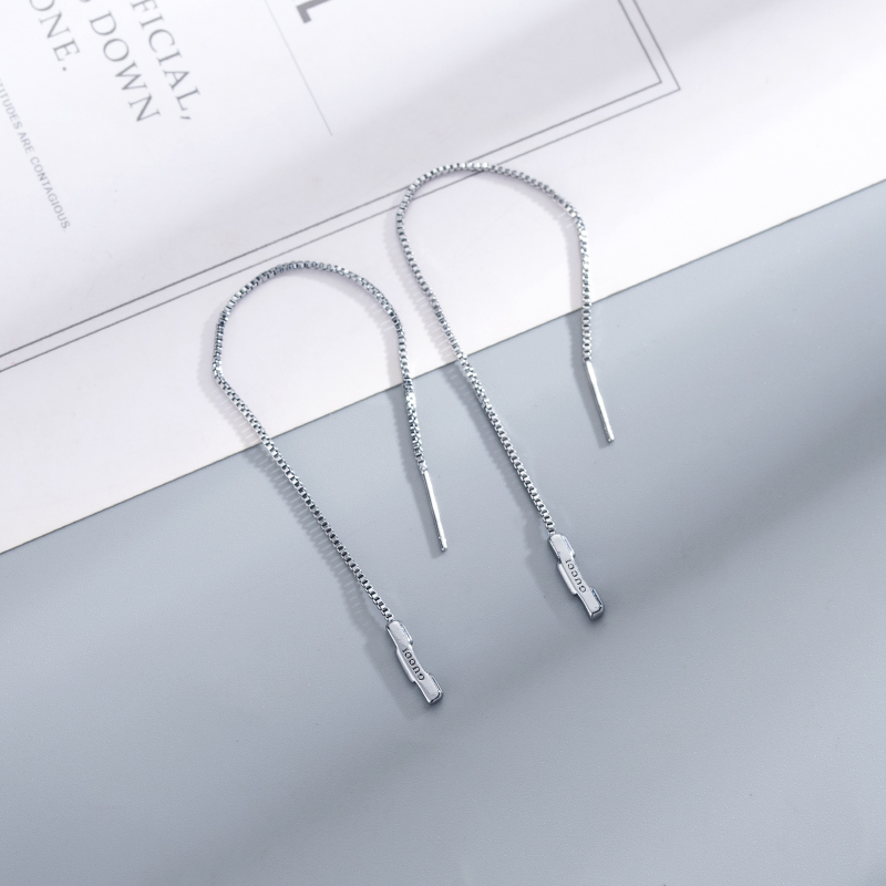 Gucci  Link To Love Chain Earrings With 'Gucci' Bar - PerfectKickZ