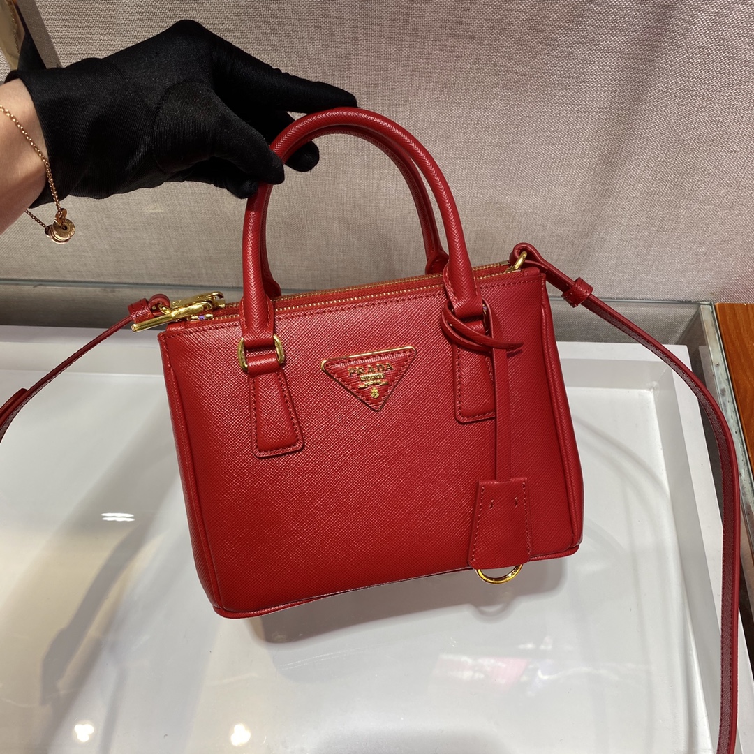 Prada Galleria Saffiano Leather Micro-Bag(20-14.5-9.5cm)   1BA906 - PerfectKickZ