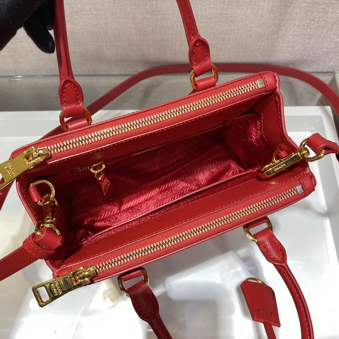 Prada Galleria Saffiano Leather Micro-Bag(20-14.5-9.5cm)   1BA906 - PerfectKickZ