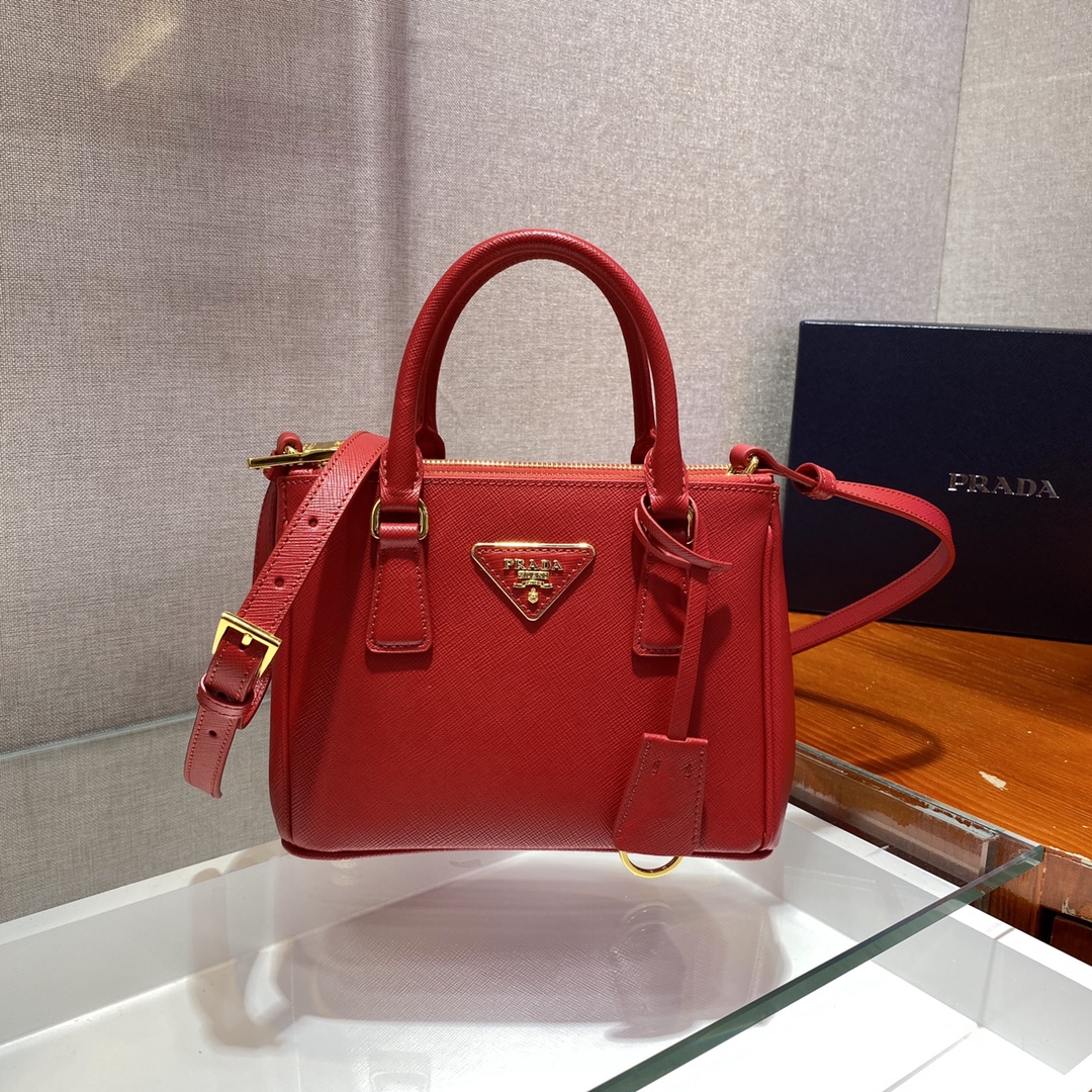 Prada Galleria Saffiano Leather Micro-Bag(20-14.5-9.5cm)   1BA906 - PerfectKickZ