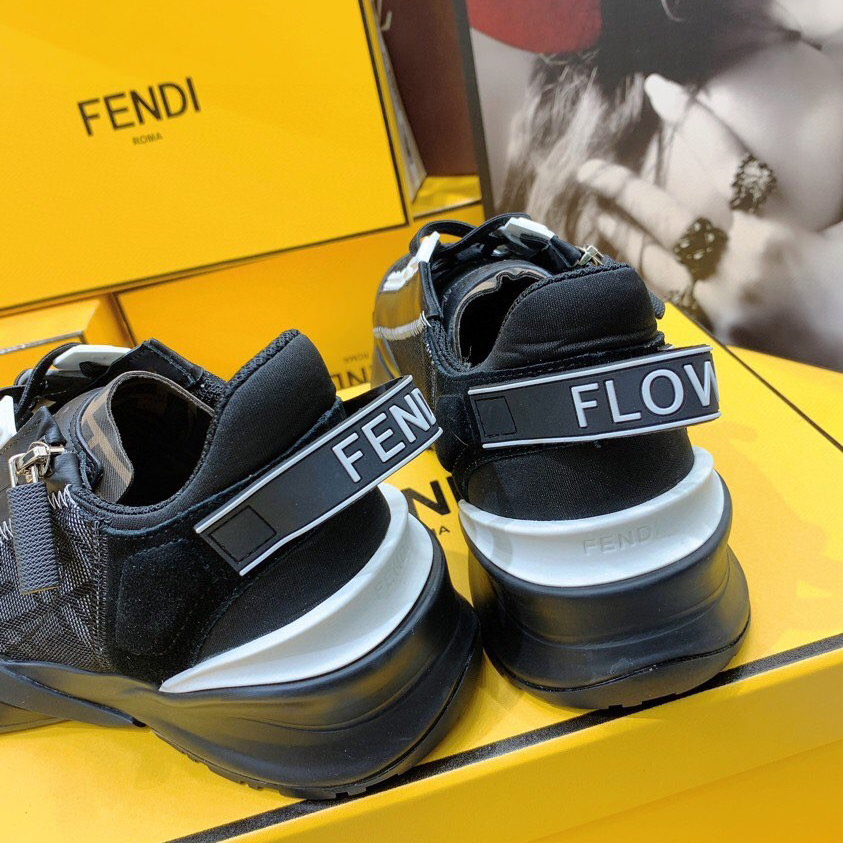 Fendi Flow Beige Suede Low-Tops Sneakers - PerfectKickZ