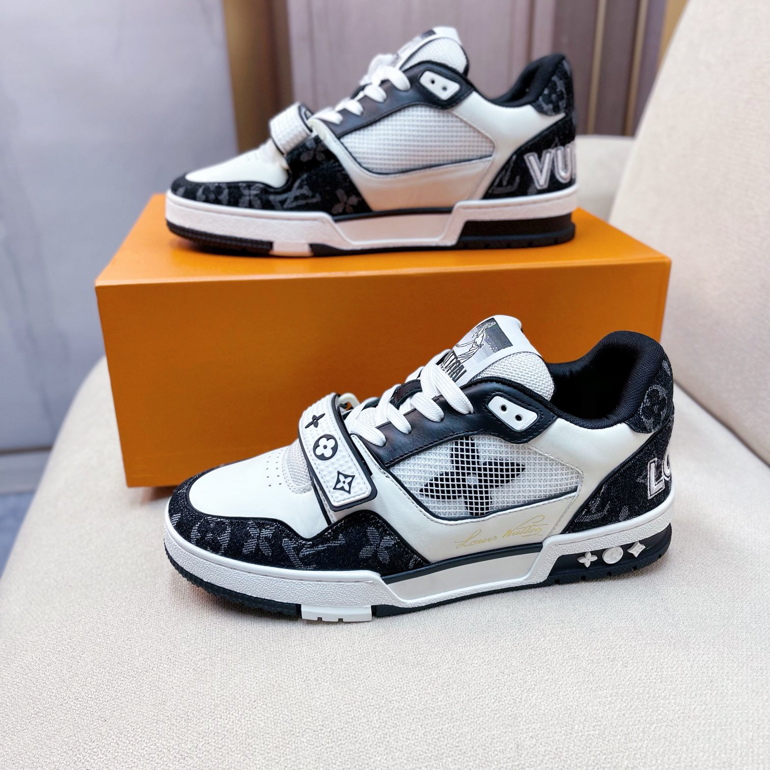 Louis Vuitton Trainer Sneaker(upon UK size) - PerfectKickZ