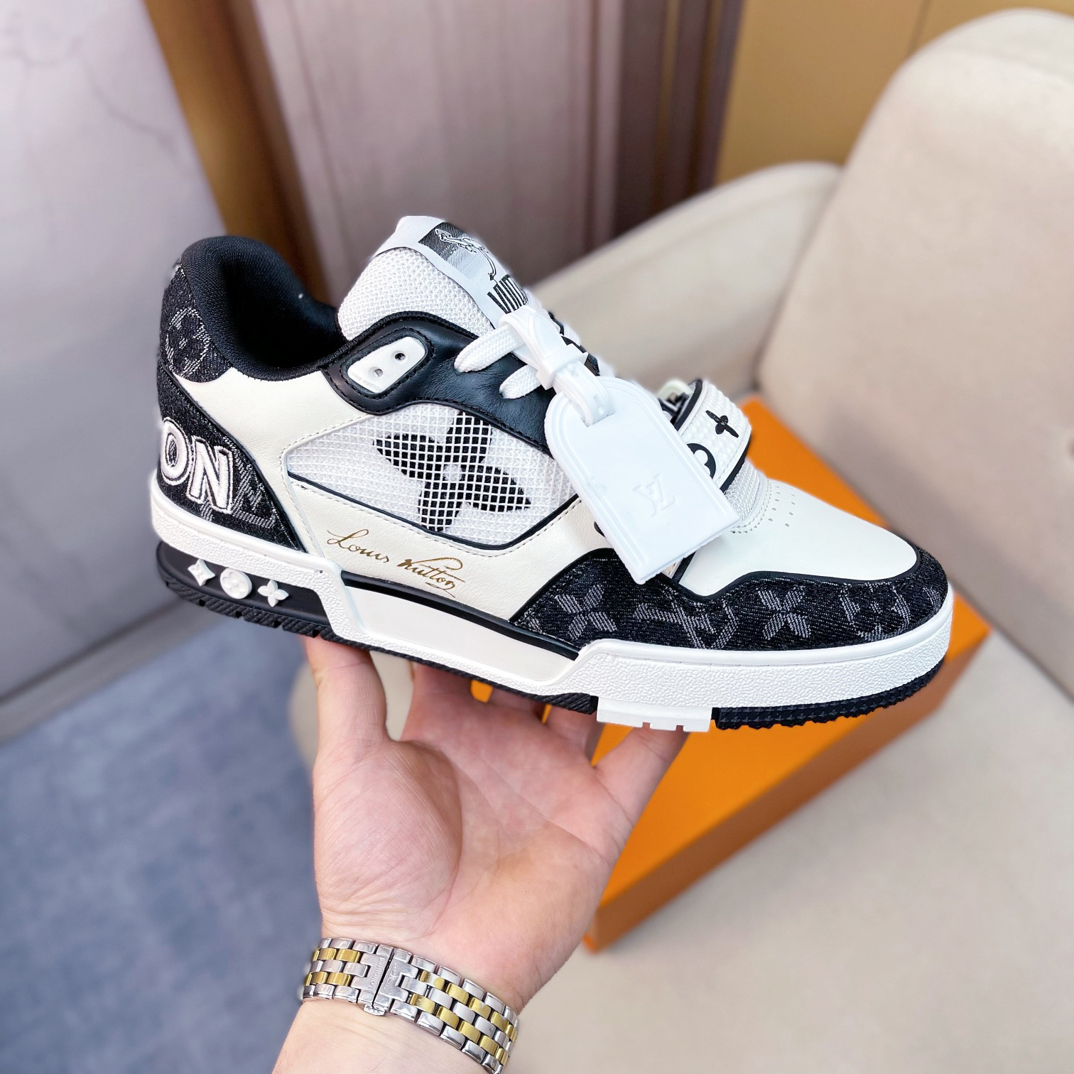 Louis Vuitton Trainer Sneaker(upon UK size) - PerfectKickZ