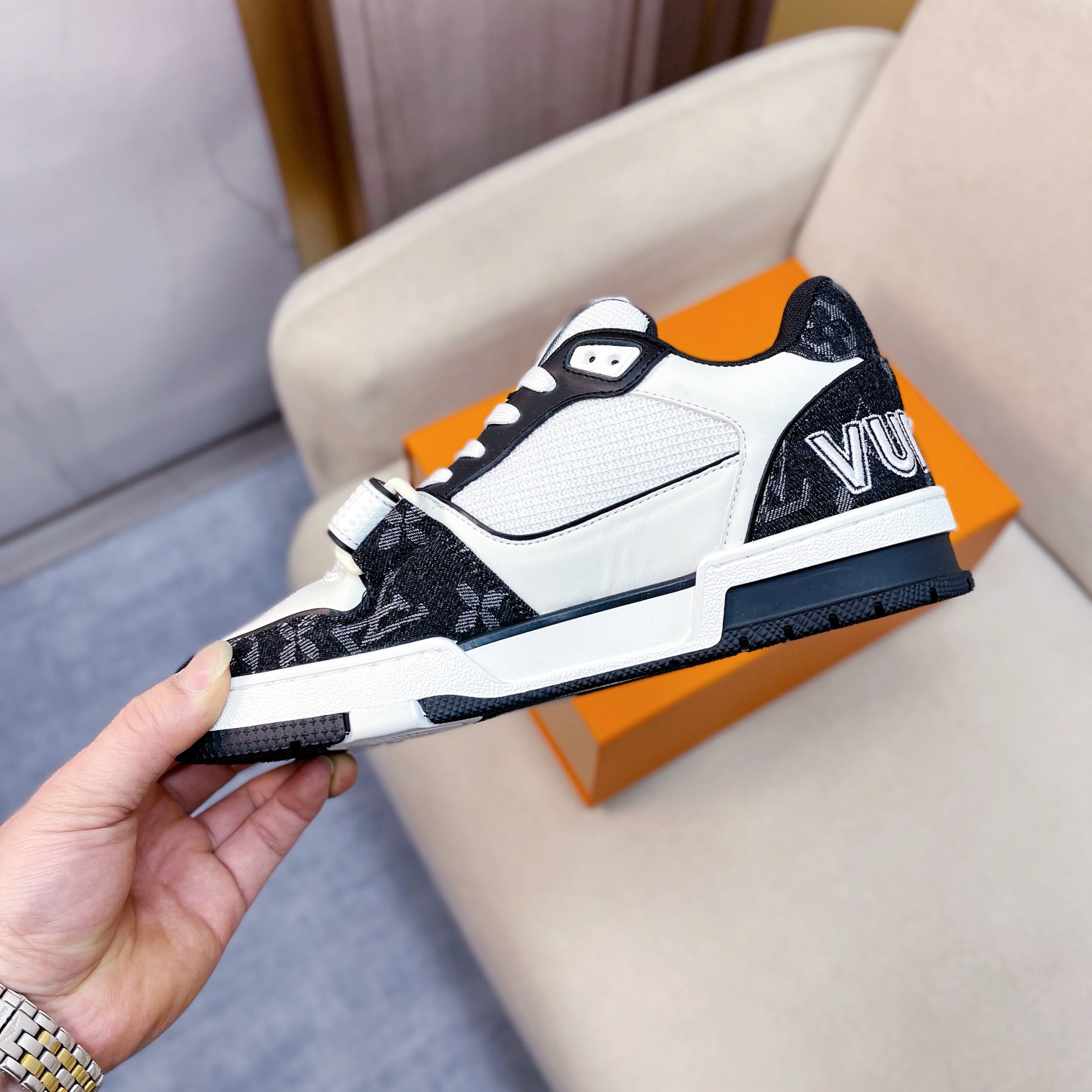 Louis Vuitton Trainer Sneaker(upon UK size) - PerfectKickZ