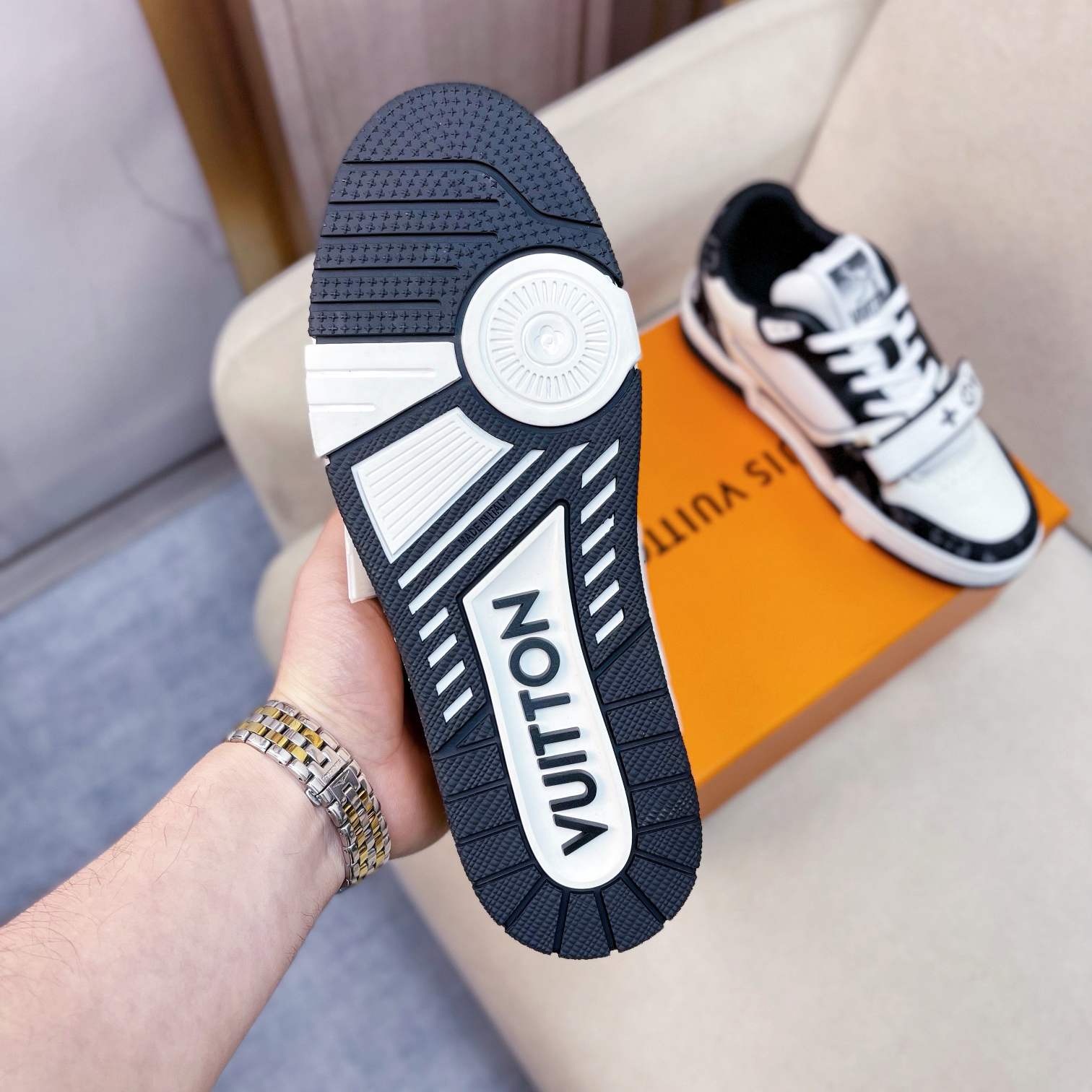 Louis Vuitton Trainer Sneaker(upon UK size) - PerfectKickZ