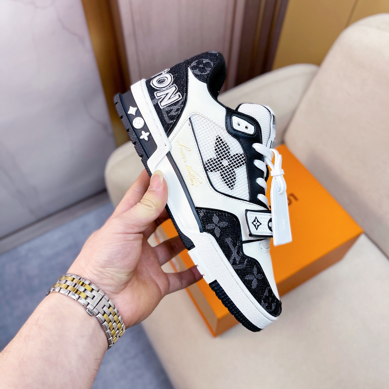 Louis Vuitton Trainer Sneaker(upon UK size) - PerfectKickZ