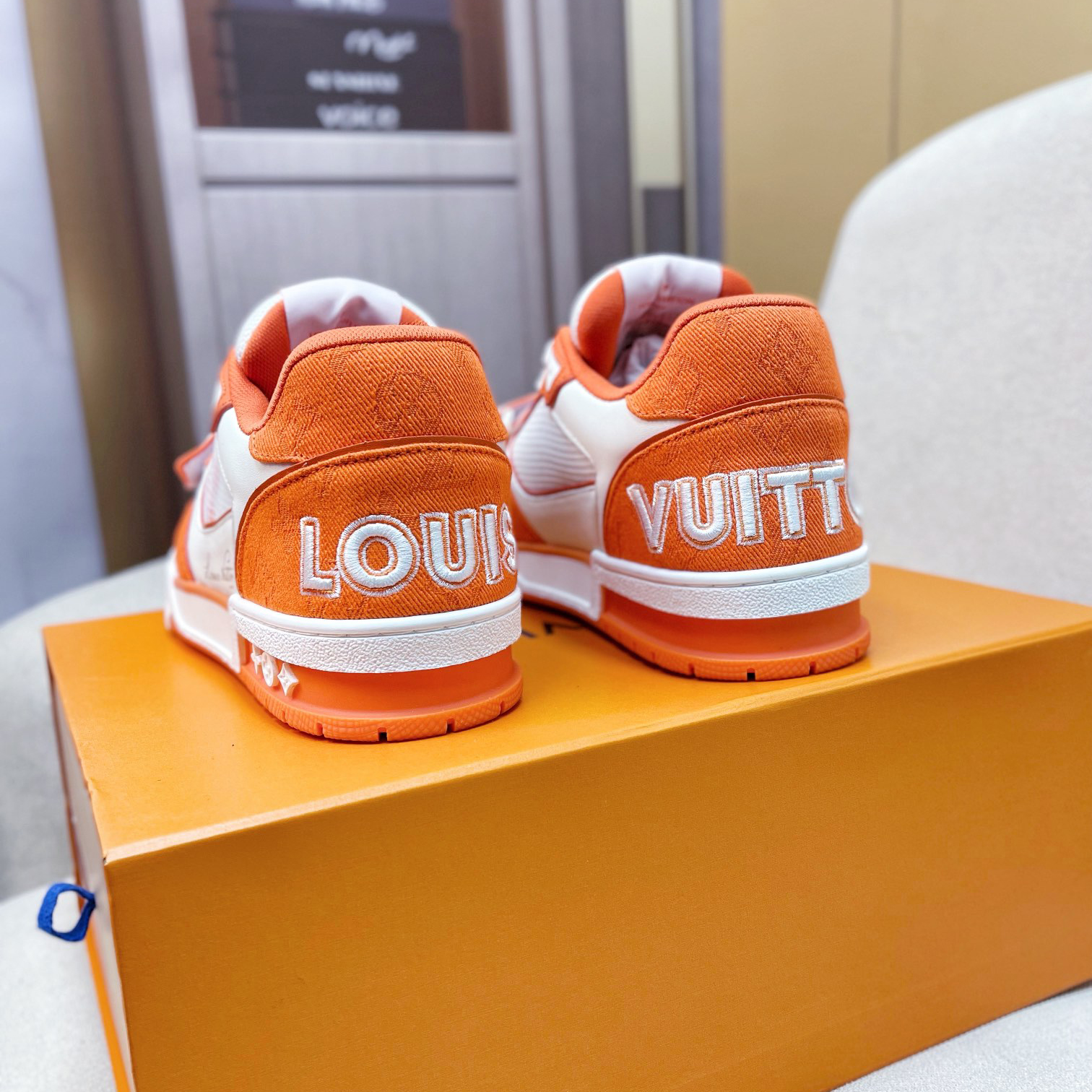 Louis Vuitton Trainer Sneaker(upon uk size) - PerfectKickZ