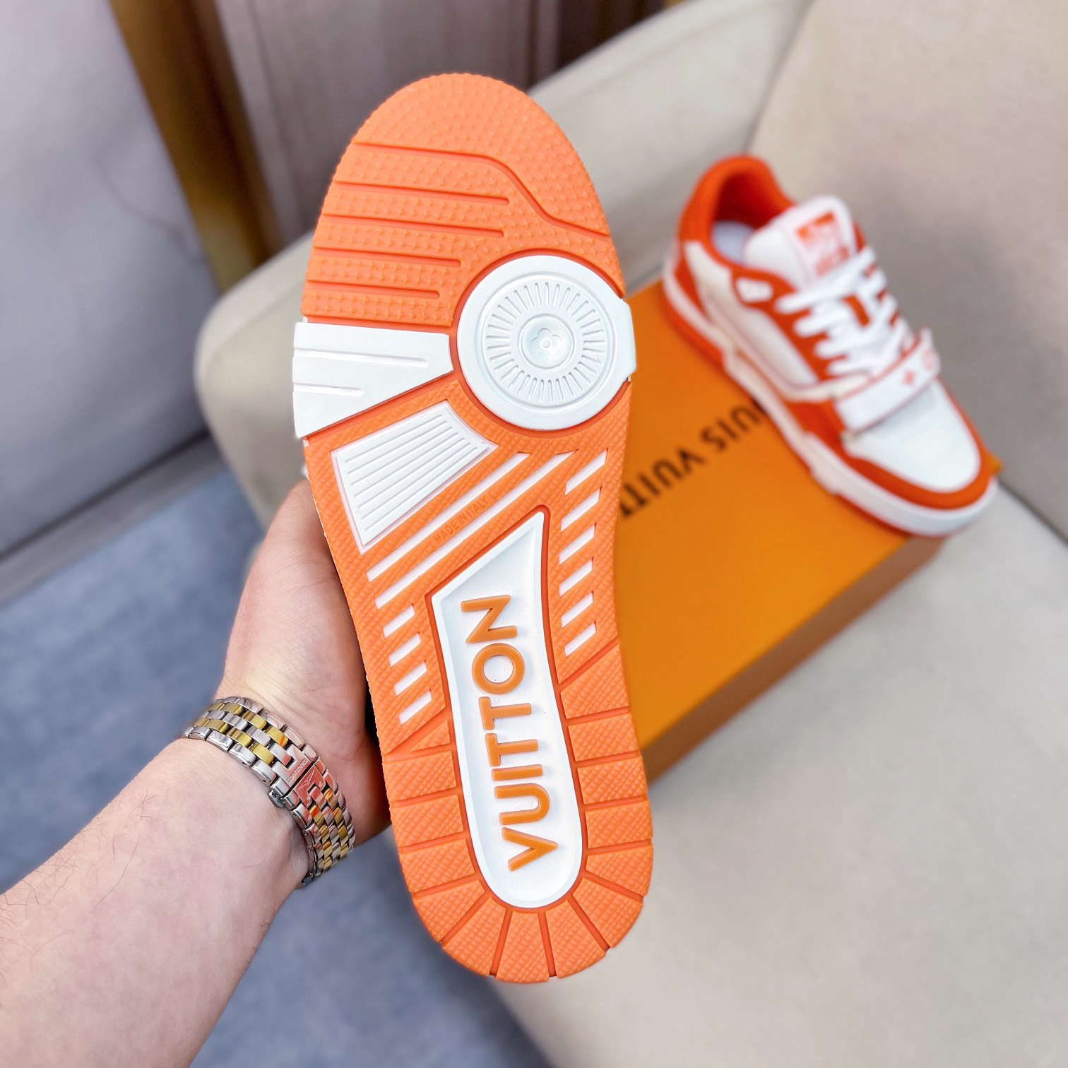 Louis Vuitton Trainer Sneaker(upon uk size) - PerfectKickZ