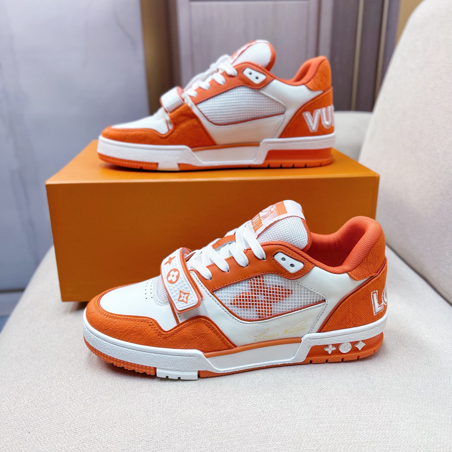 Louis Vuitton Trainer Sneaker(upon uk size) - PerfectKickZ