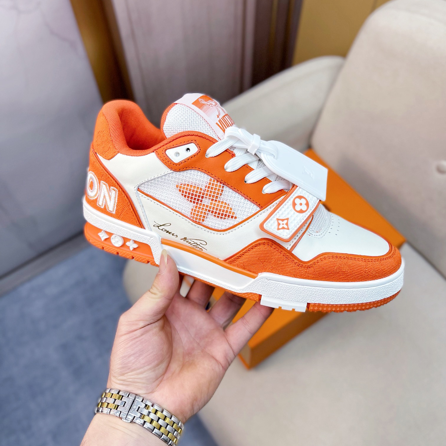 Louis Vuitton Trainer Sneaker(upon uk size) - PerfectKickZ