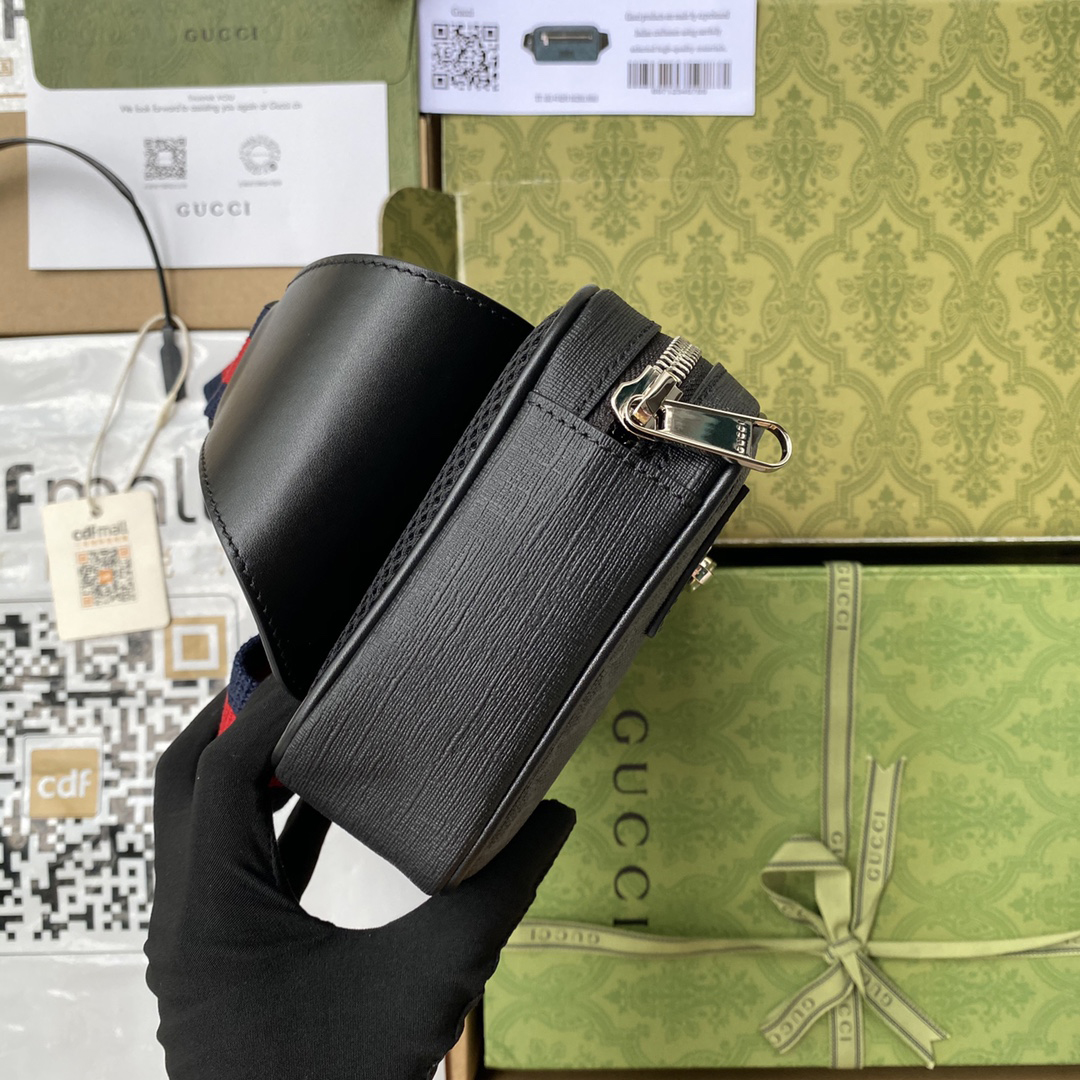 Gucci GG Black Belt Bag(24-14-5CM) - PerfectKickZ
