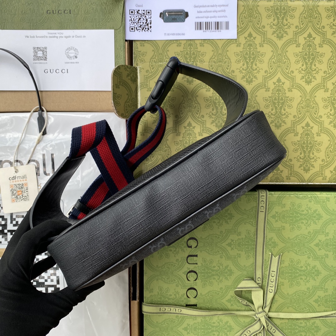 Gucci GG Black Belt Bag(24-14-5CM) - PerfectKickZ