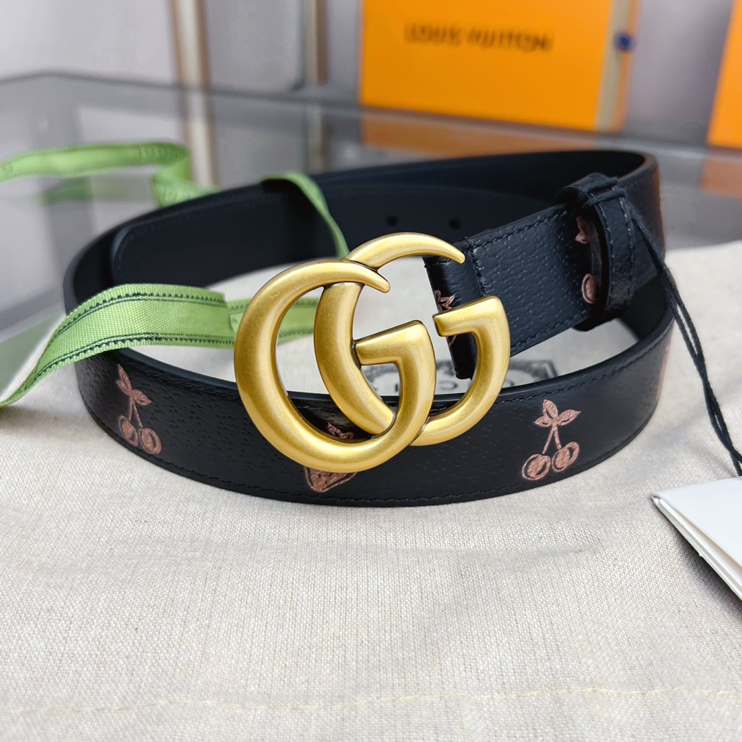 Gucci  GG Marmont Thin Belt - PerfectKickZ