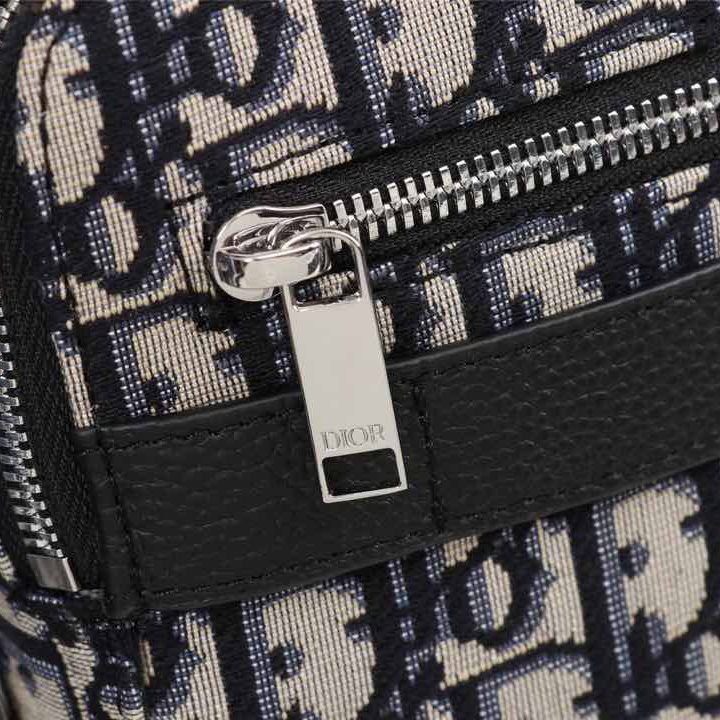Dior Beige And Black Dior Oblique Jacquard Safari Messenger Bag - PerfectKickZ