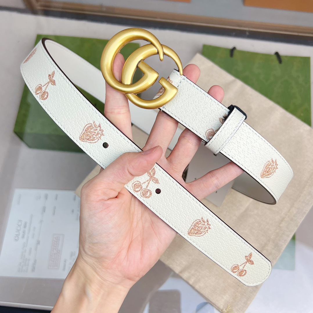 Gucci  GG Marmont Thin Belt - PerfectKickZ