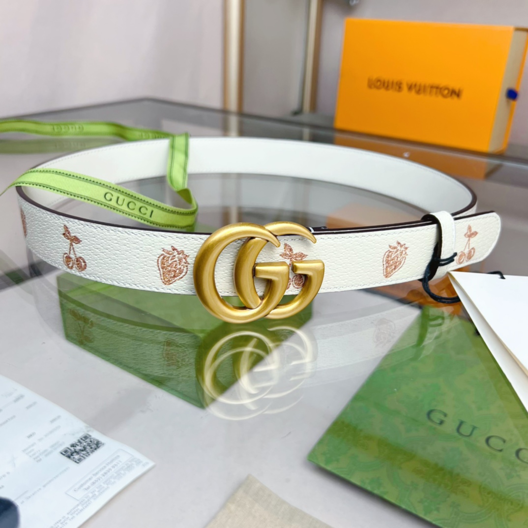 Gucci  GG Marmont Thin Belt - PerfectKickZ