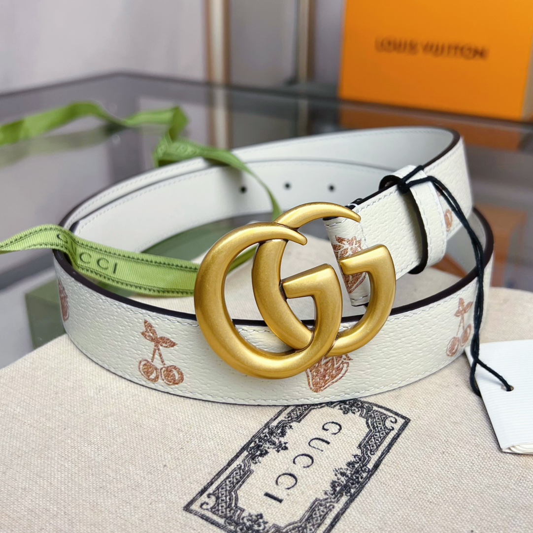 Gucci  GG Marmont Thin Belt - PerfectKickZ