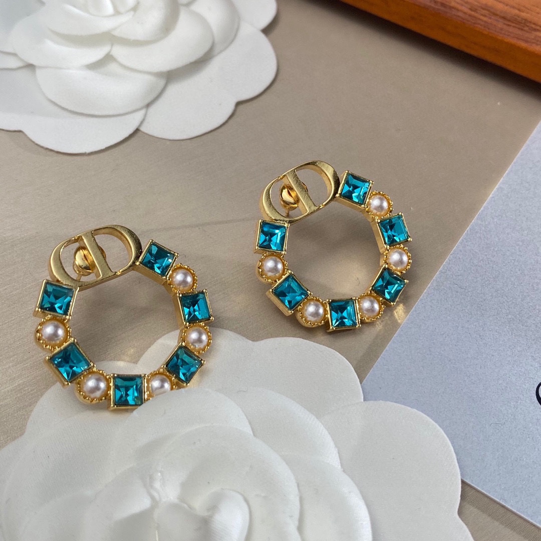 Dior Petit CD Earrings - PerfectKickZ