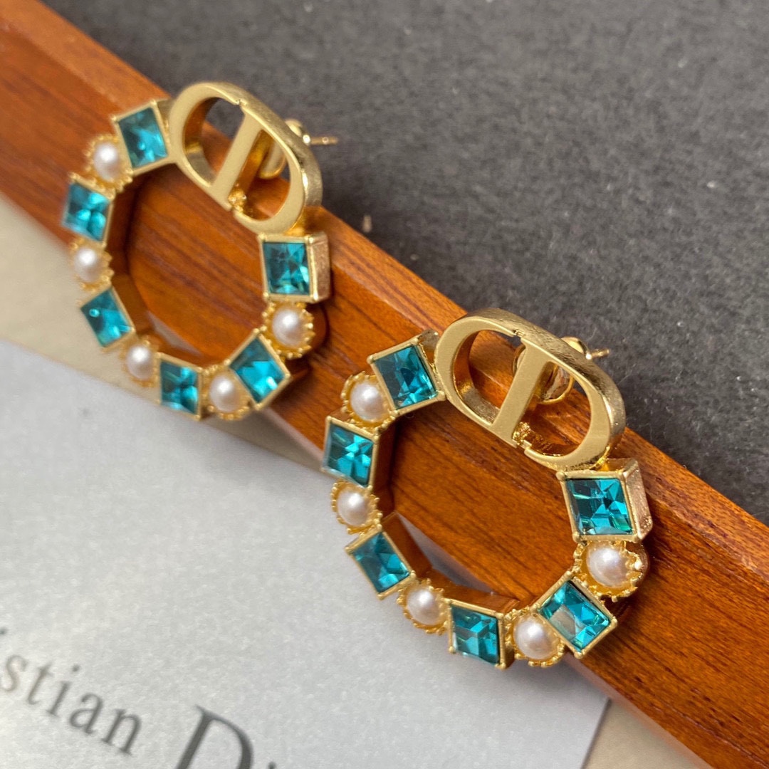 Dior Petit CD Earrings - PerfectKickZ