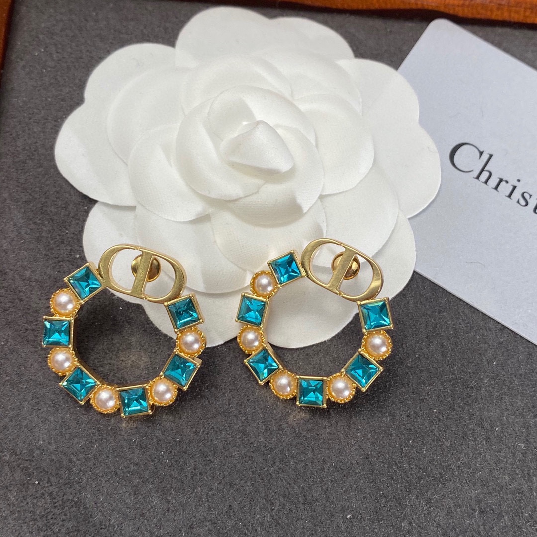 Dior Petit CD Earrings - PerfectKickZ