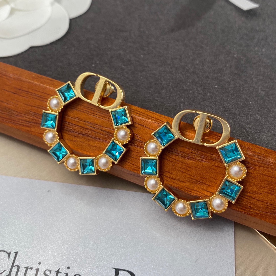 Dior Petit CD Earrings - PerfectKickZ
