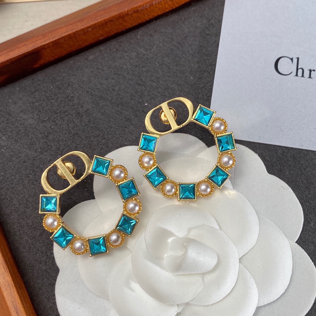 Dior Petit CD Earrings - PerfectKickZ