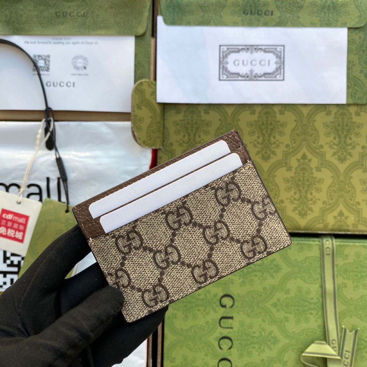 Gucci Ophidia GG Card Case(10-7.5CM) - PerfectKickZ