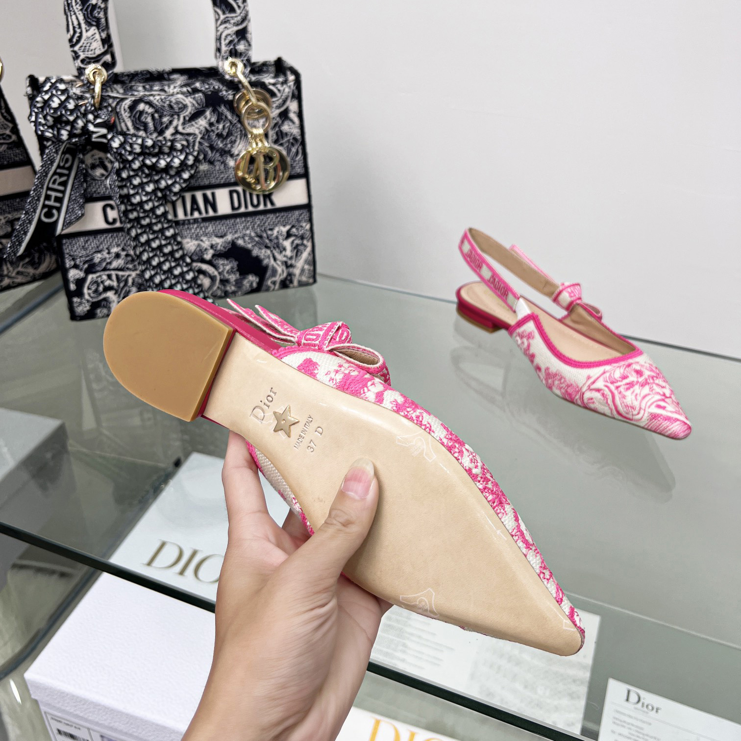 Dior J'adior Slingback Ballerina Flat - PerfectKickZ