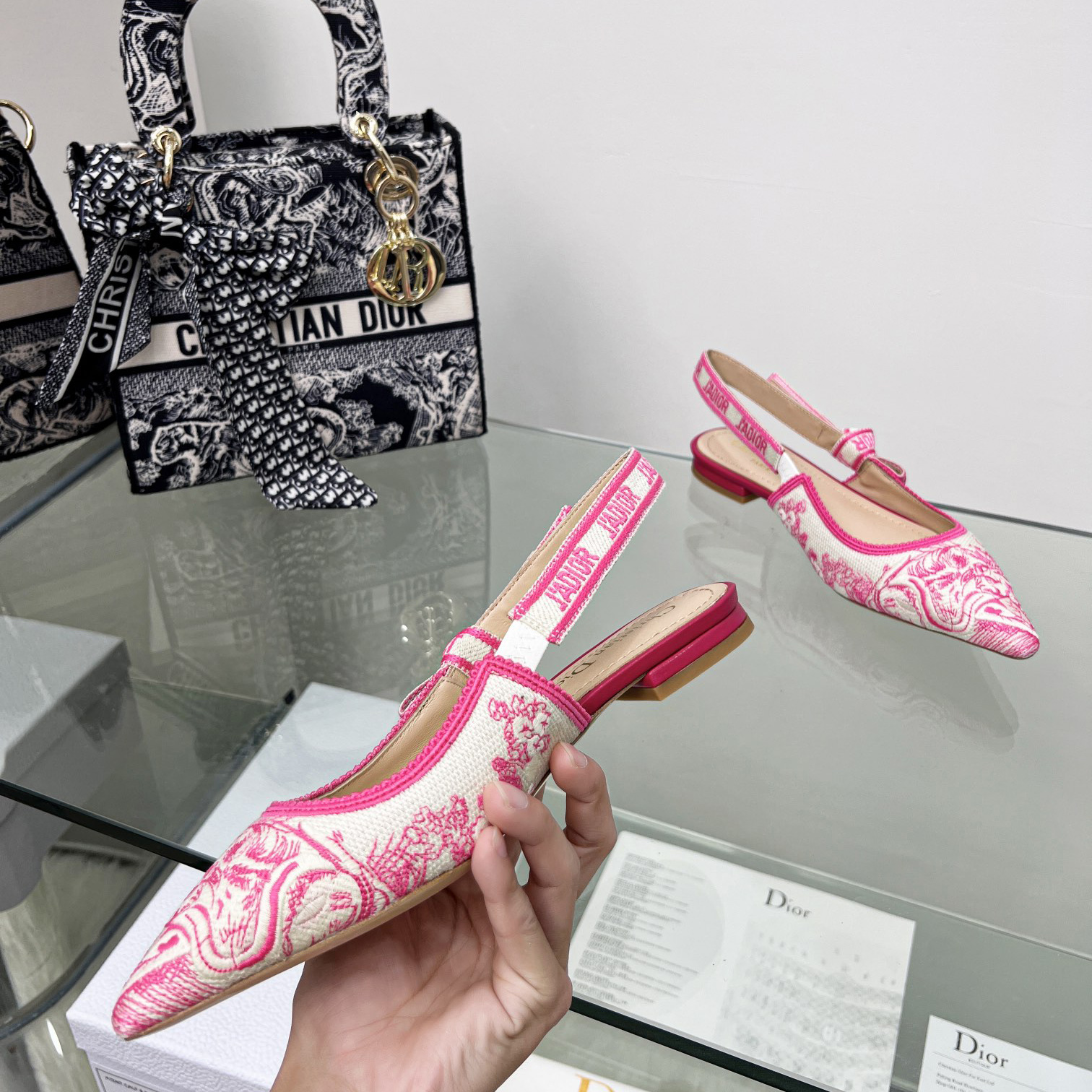 Dior J'adior Slingback Ballerina Flat - PerfectKickZ