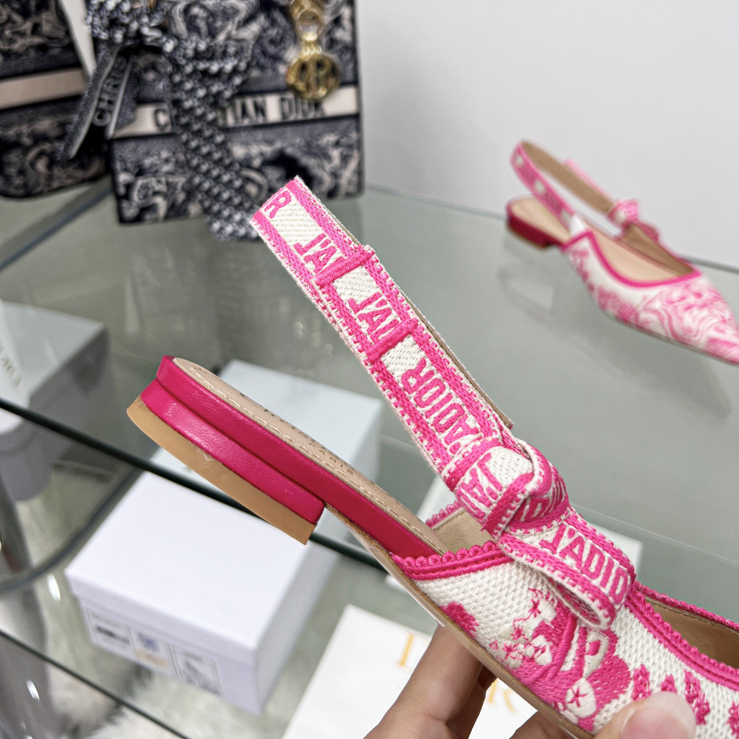 Dior J'adior Slingback Ballerina Flat - PerfectKickZ