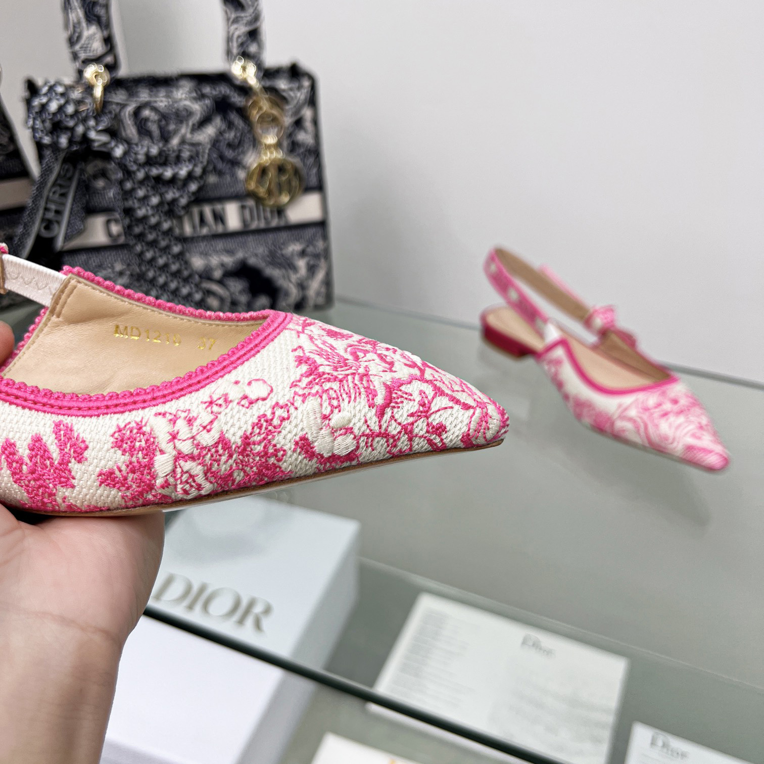 Dior J'adior Slingback Ballerina Flat - PerfectKickZ